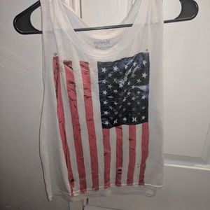 American flag tank top